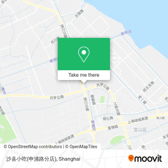 沙县小吃(申浦路分店) map