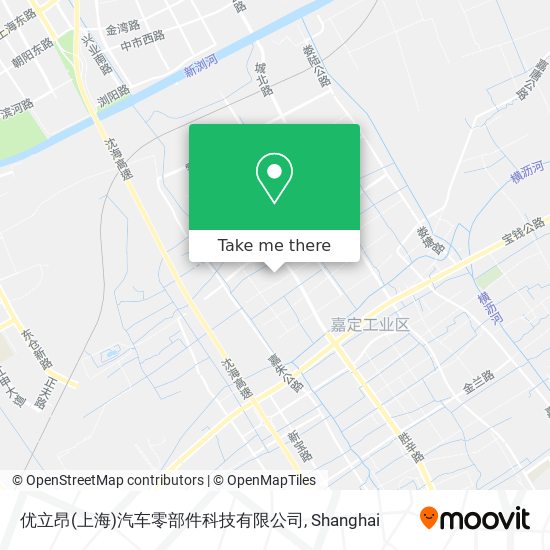 优立昂(上海)汽车零部件科技有限公司 map