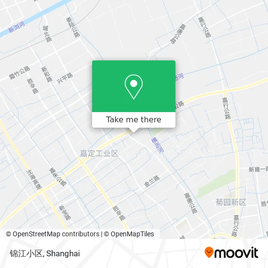 锦江小区 map