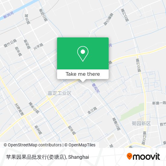 苹果园果品批发行(娄塘店) map