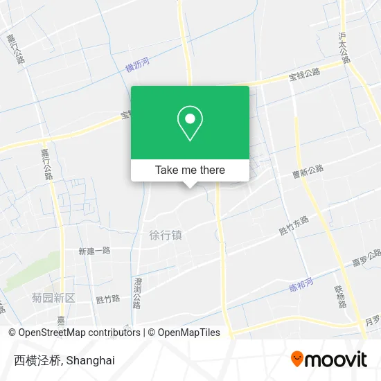 西横泾桥 map