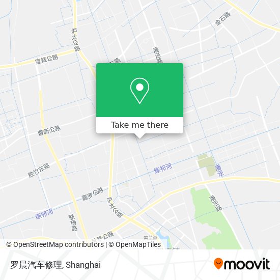 罗晨汽车修理 map