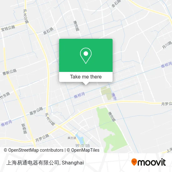 上海易通电器有限公司 map