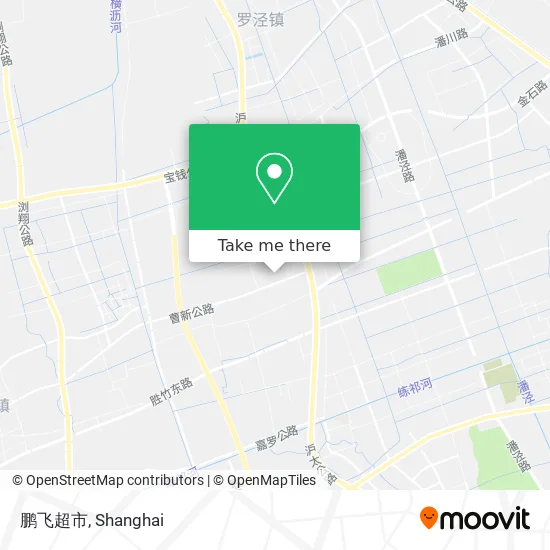 鹏飞超市 map