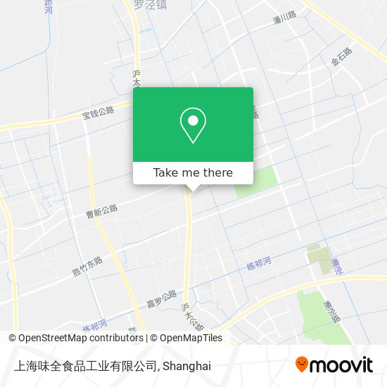 上海味全食品工业有限公司 map