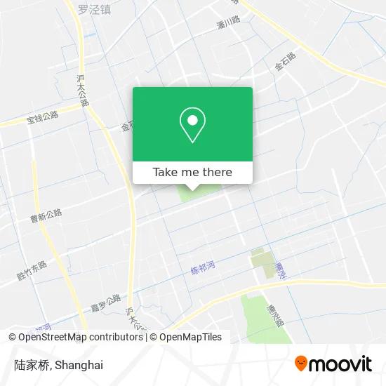 陆家桥 map