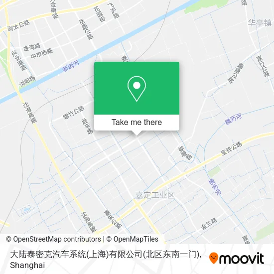 大陆泰密克汽车系统(上海)有限公司(北区东南一门) map