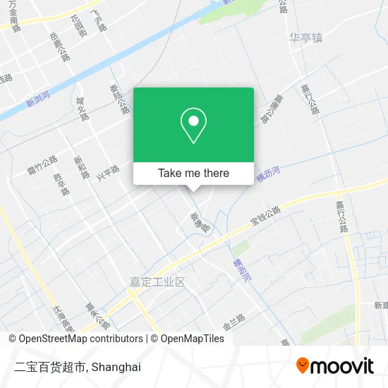 二宝百货超市 map