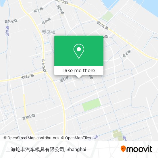 上海屹丰汽车模具有限公司 map