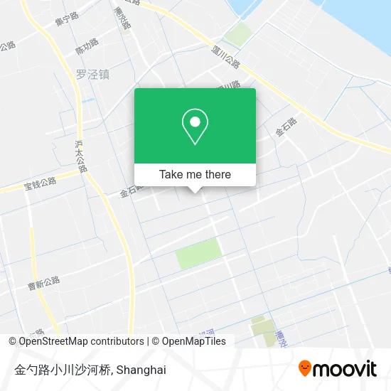 金勺路小川沙河桥 map