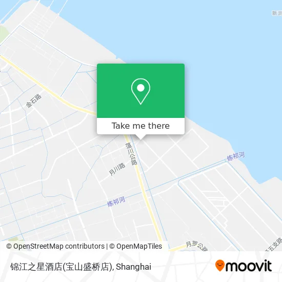 锦江之星酒店(宝山盛桥店) map