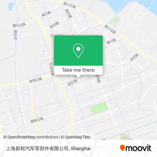 上海新程汽车零部件有限公司 map