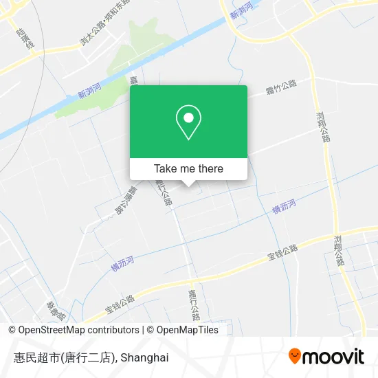 惠民超市(唐行二店) map
