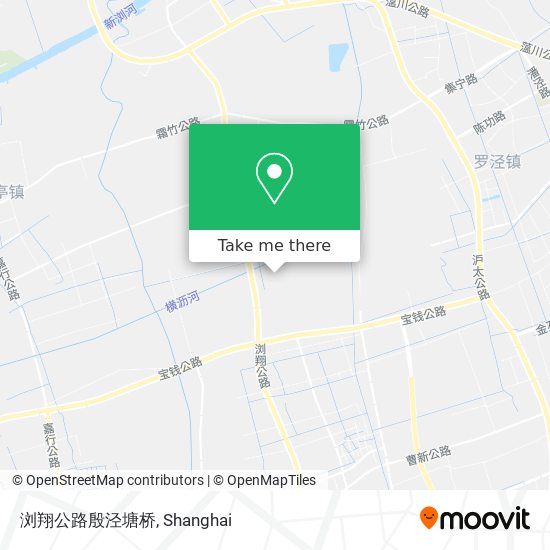 浏翔公路殷泾塘桥 map