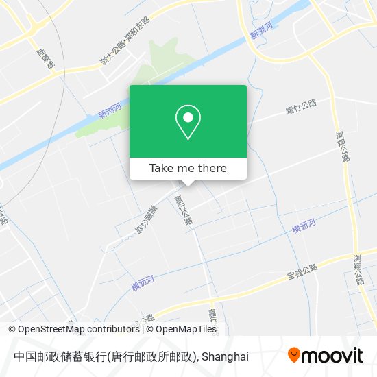 中国邮政储蓄银行(唐行邮政所邮政) map