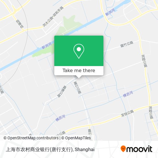 上海市农村商业银行(唐行支行) map