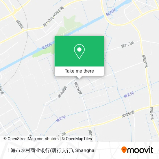 上海市农村商业银行(唐行支行) map