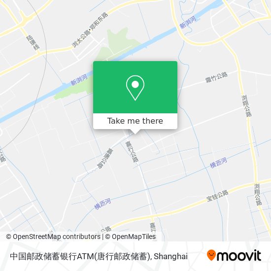 中国邮政储蓄银行ATM(唐行邮政储蓄) map