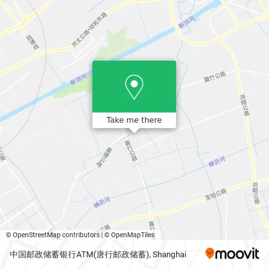 中国邮政储蓄银行ATM(唐行邮政储蓄) map