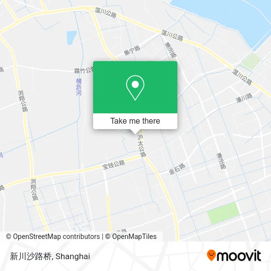 新川沙路桥 map