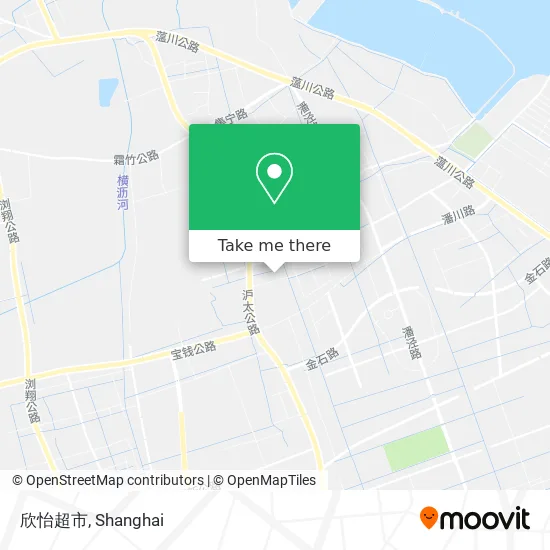 欣怡超市 map