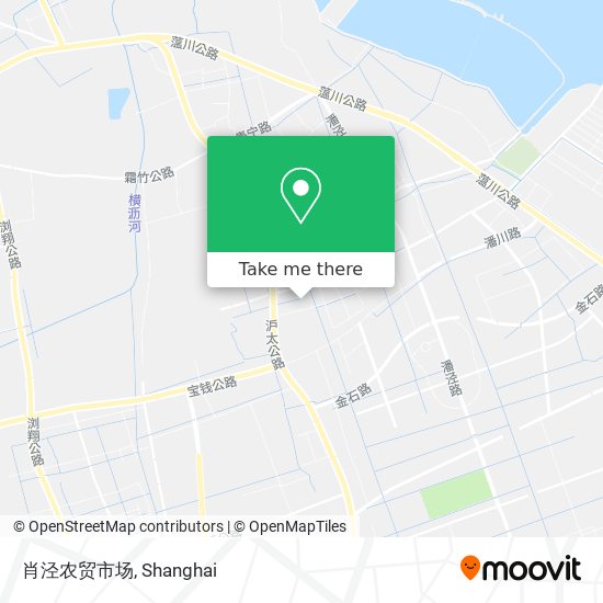 肖泾农贸市场 map