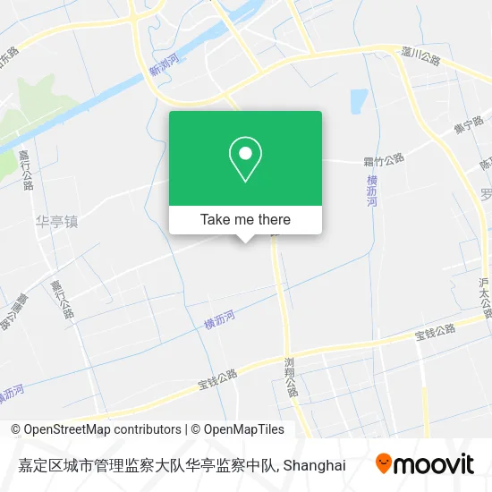 嘉定区城市管理监察大队华亭监察中队 map