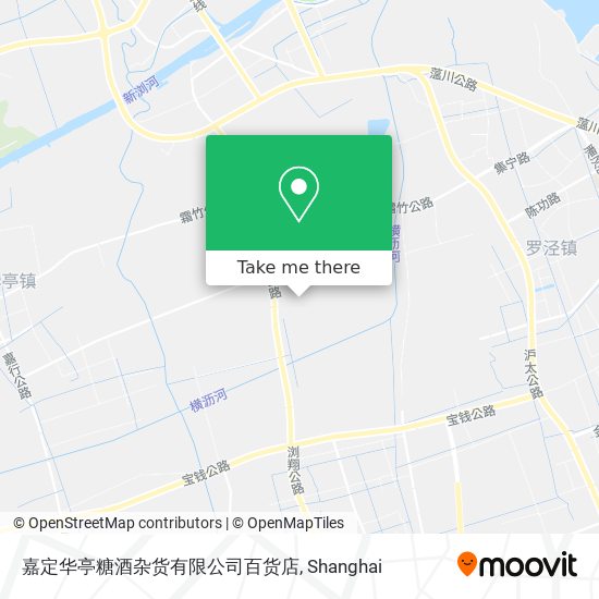 嘉定华亭糖酒杂货有限公司百货店 map