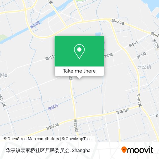 华亭镇袁家桥社区居民委员会 map