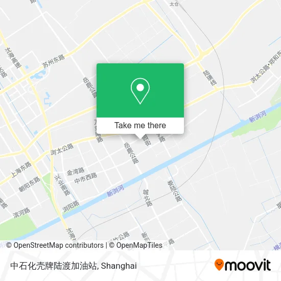 中石化壳牌陆渡加油站 map
