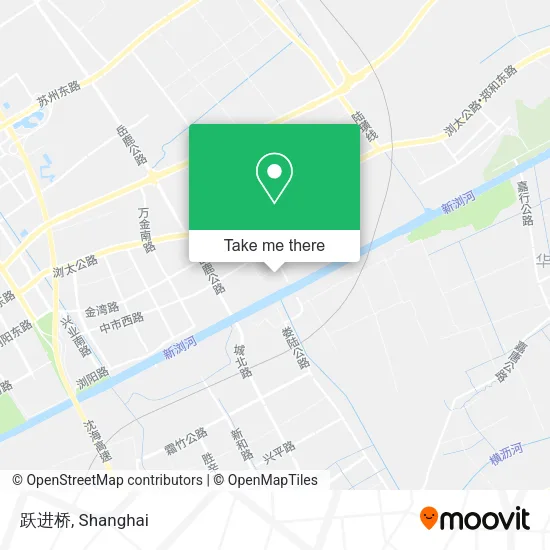 跃进桥 map