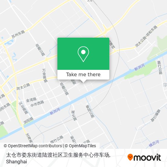 太仓市娄东街道陆渡社区卫生服务中心停车场 map