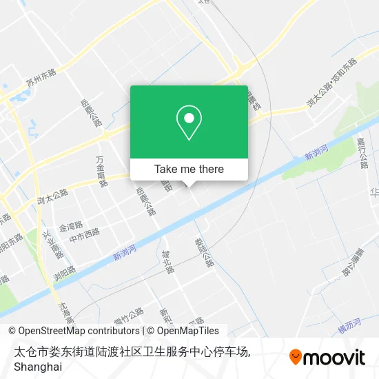 太仓市娄东街道陆渡社区卫生服务中心停车场 map