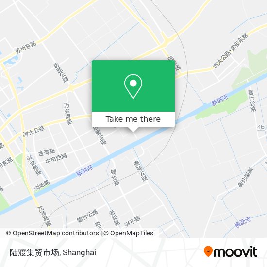 陆渡集贸市场 map