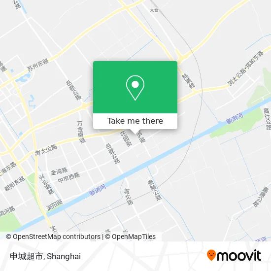申城超市 map