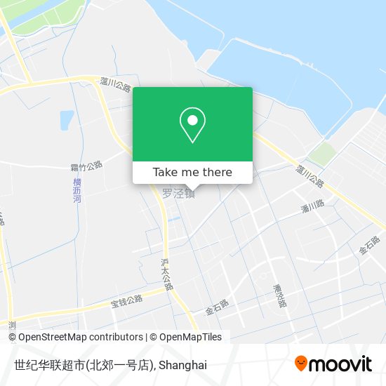世纪华联超市(北郊一号店) map