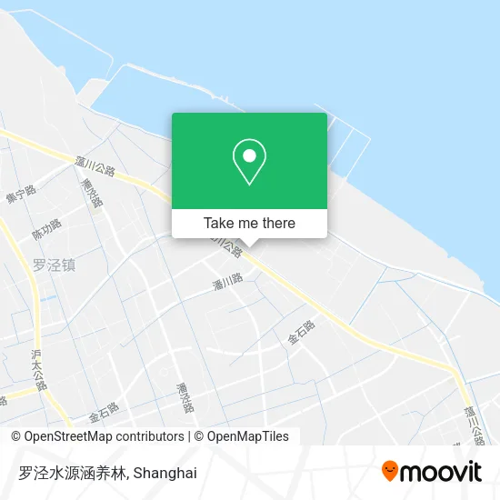 罗泾水源涵养林 map