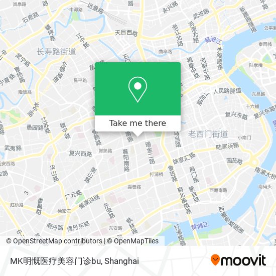 MK明慨医疗美容门诊bu map