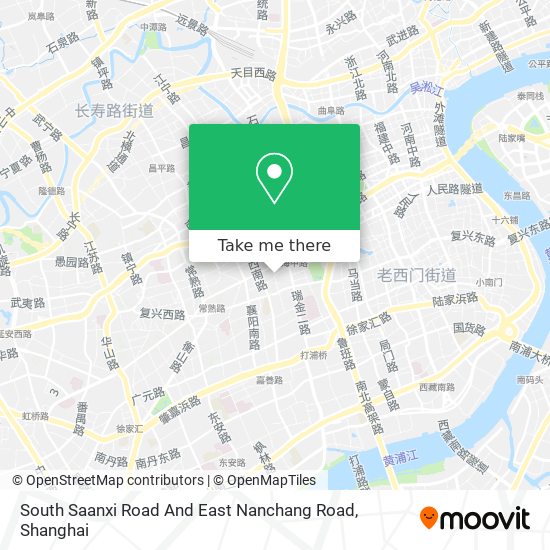 South Saanxi Road And East Nanchang Road map