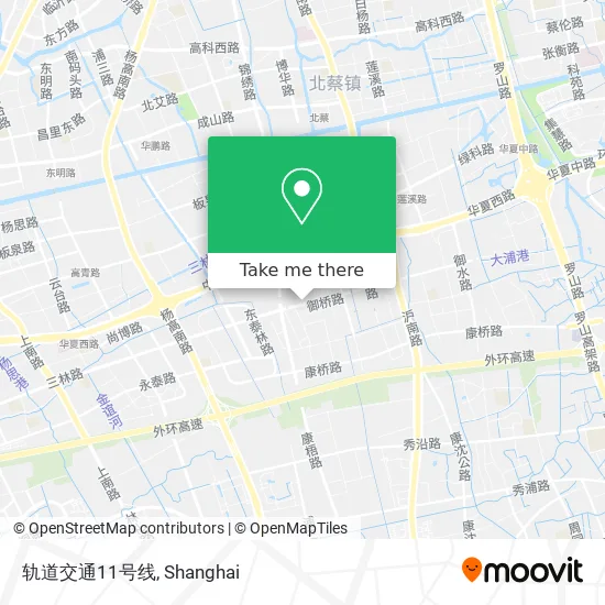 轨道交通11号线 map