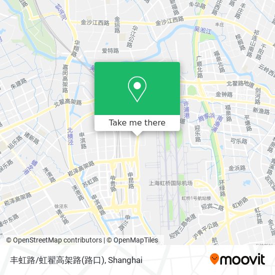 丰虹路/虹翟高架路(路口) map