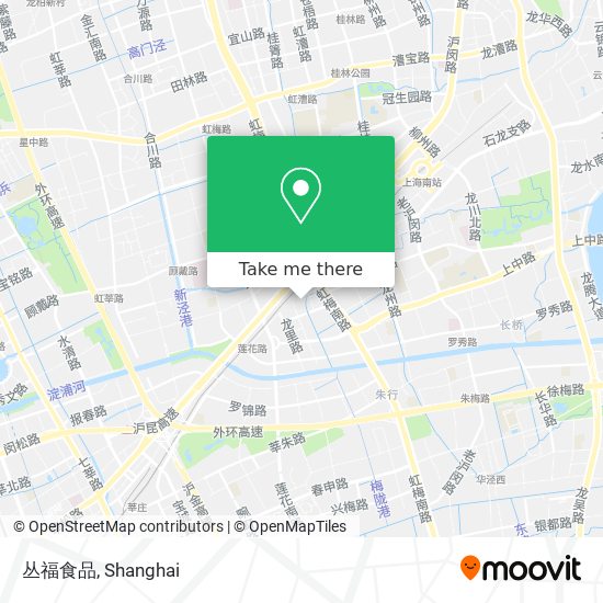 丛福食品 map