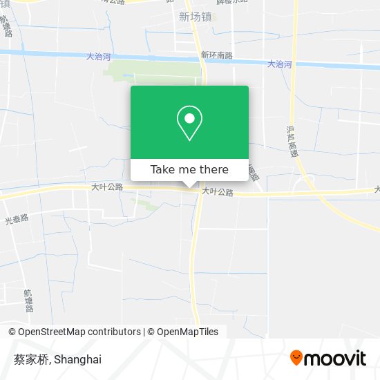 蔡家桥 map