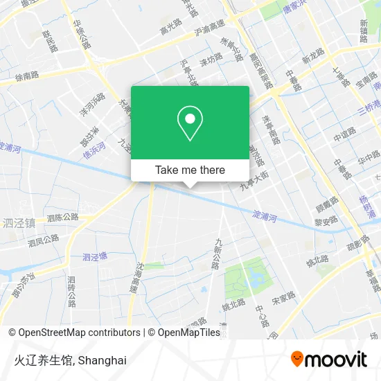 火辽养生馆 map