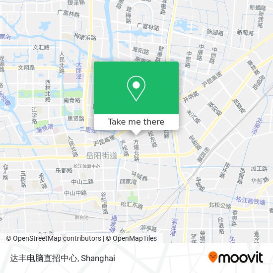 达丰电脑直招中心 map