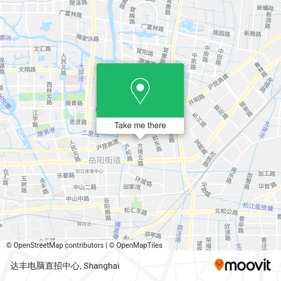 达丰电脑直招中心 map