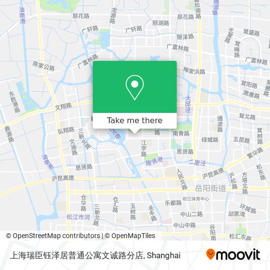 上海瑞臣钰泽居普通公寓文诚路分店 map