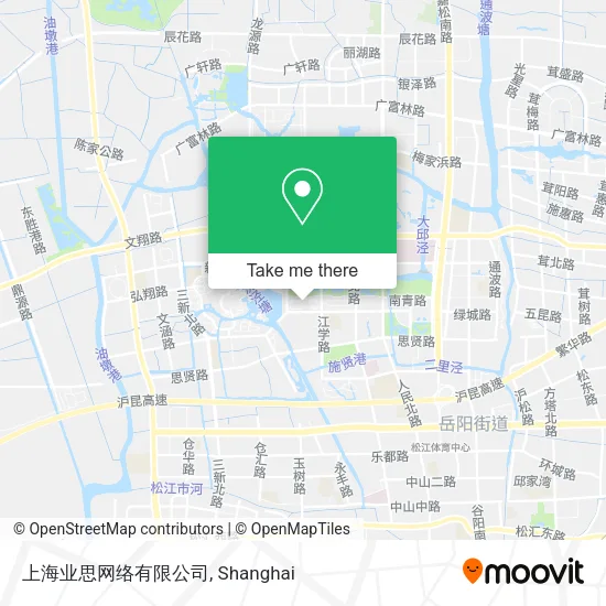 上海业思网络有限公司 map