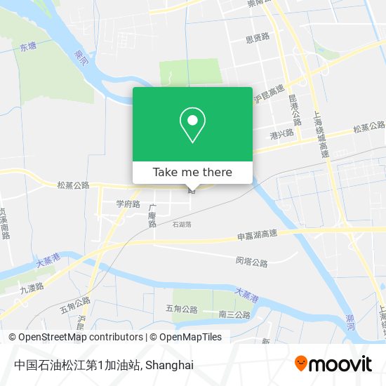 中国石油松江第1加油站 map