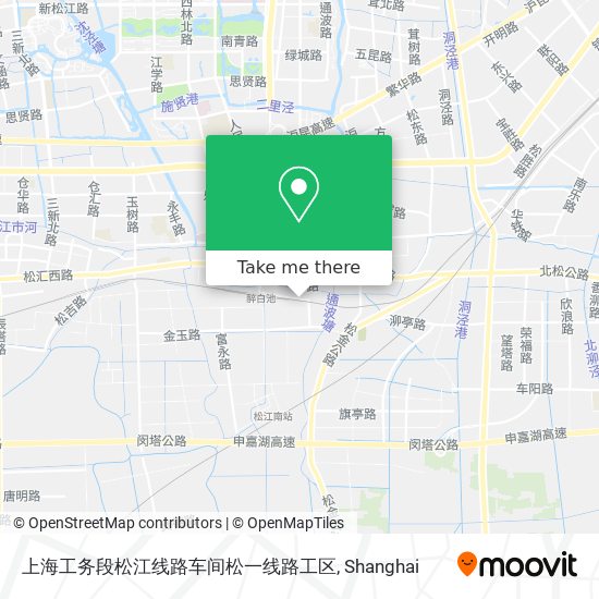 上海工务段松江线路车间松一线路工区 map